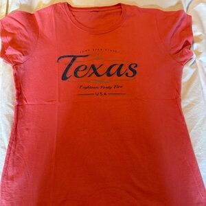 Red Texas Graphic Women's T-Shirt